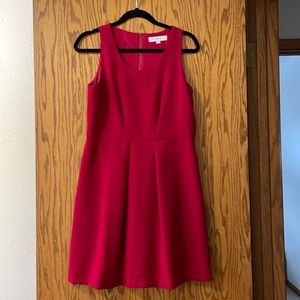 Red holiday dress size 8